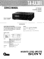 Sony TA-AX301 - Service Manual 
